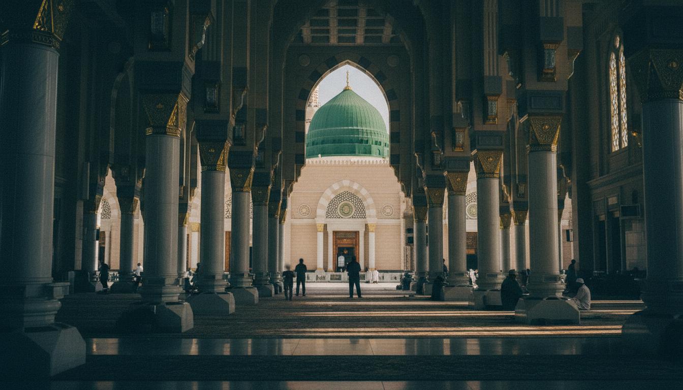 Masjid Dhul Hulayfah (Abyar Ali) — the Miqat mosque in Madinah where pilgrims enter Ihram before Umrah